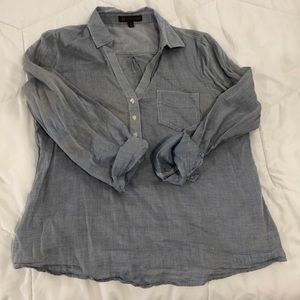 Chambray stripped top